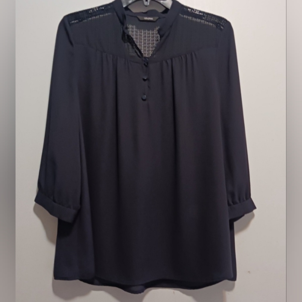 ❤4/$12 ab. plus 3/4 Sleeve Blouse Size Medium